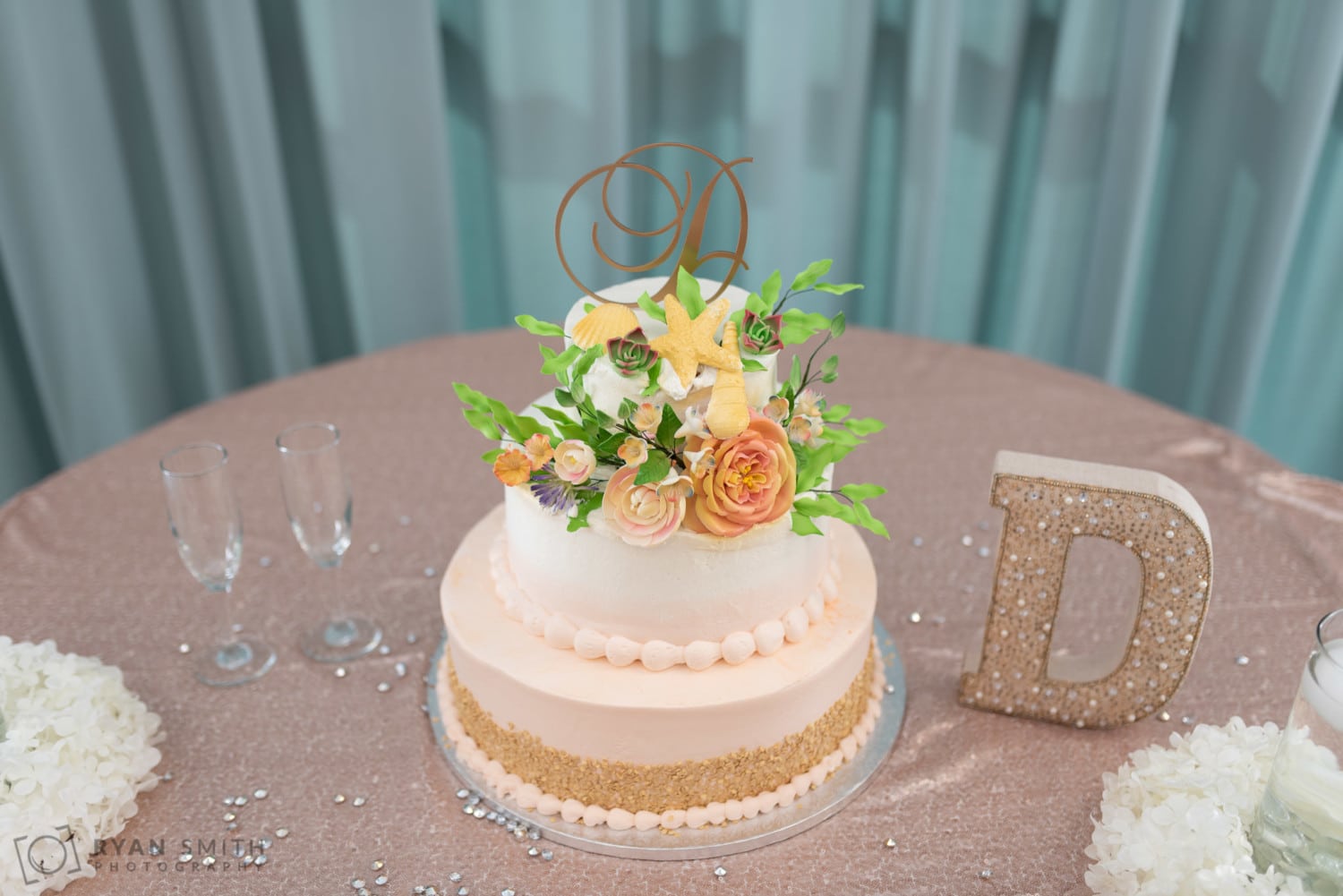 Wedding cake - Doubletree Resort - Myrtle Beach