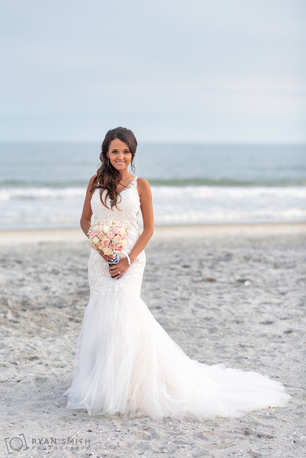 Portraits of the bride after the ceremony - Avista Resort - North Myrtle Beach
