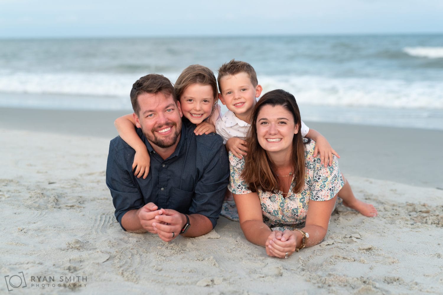 Family beach portraits - Huntington Beach State Park