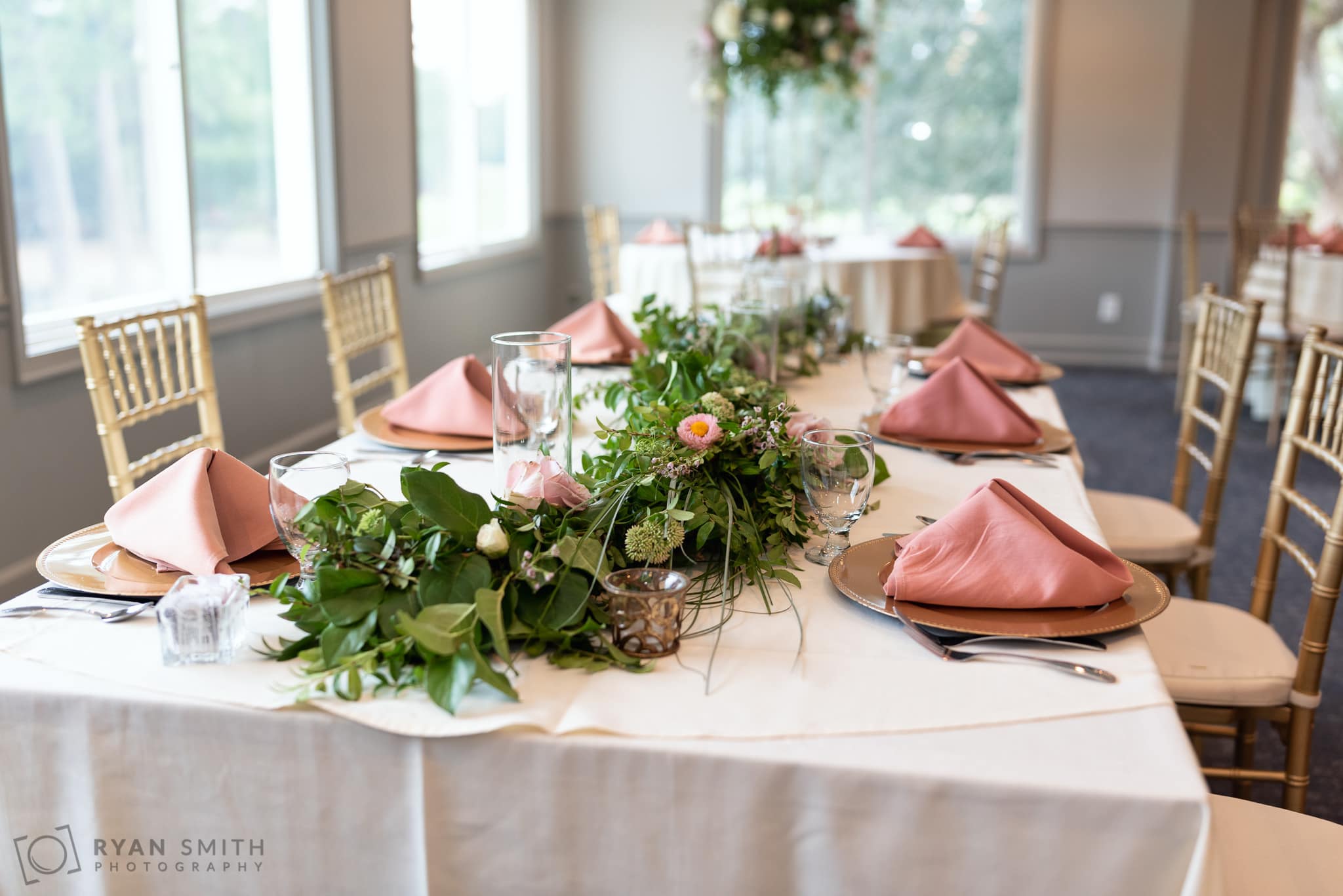 Table details flowers - Litchfield Country Club