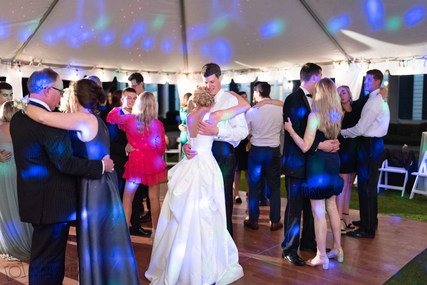 Dancing under the tent - Pine Lakes Country Club