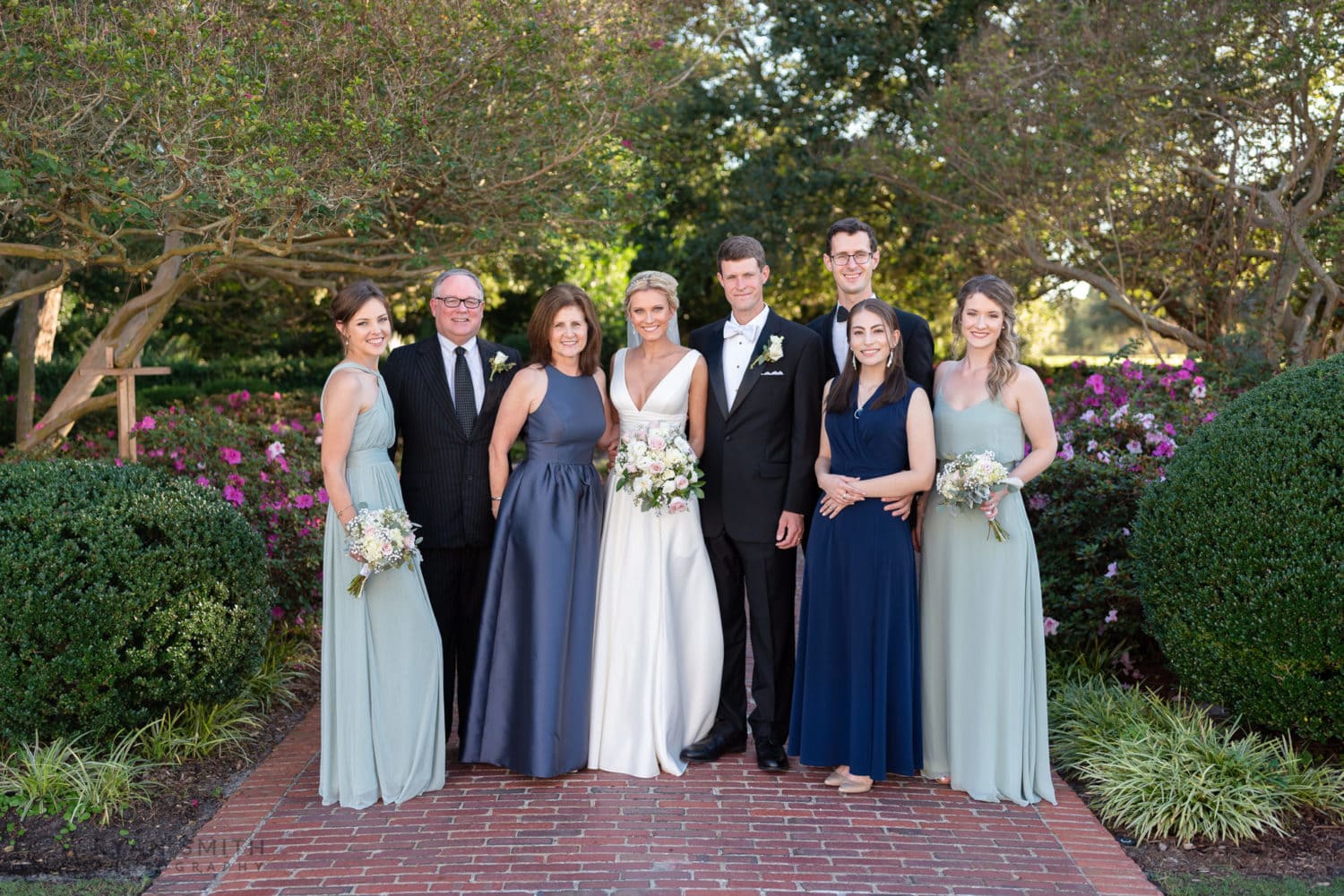 Picture with the groom's family - Pine Lakes Country Club