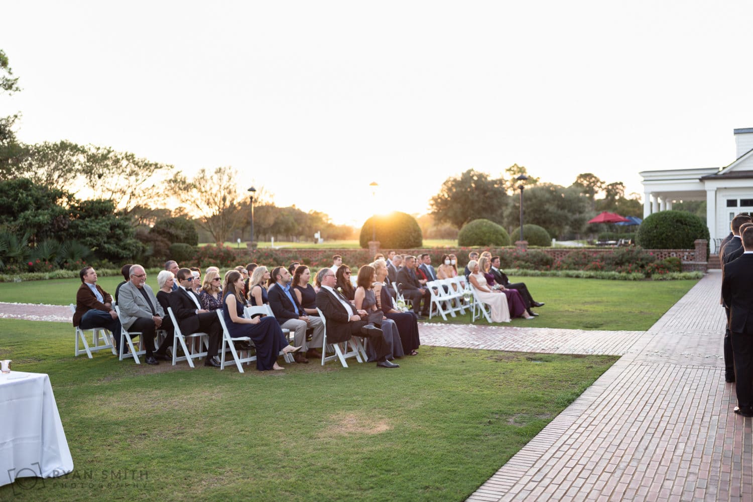 Sunset ceremony - Pine Lakes Country Club