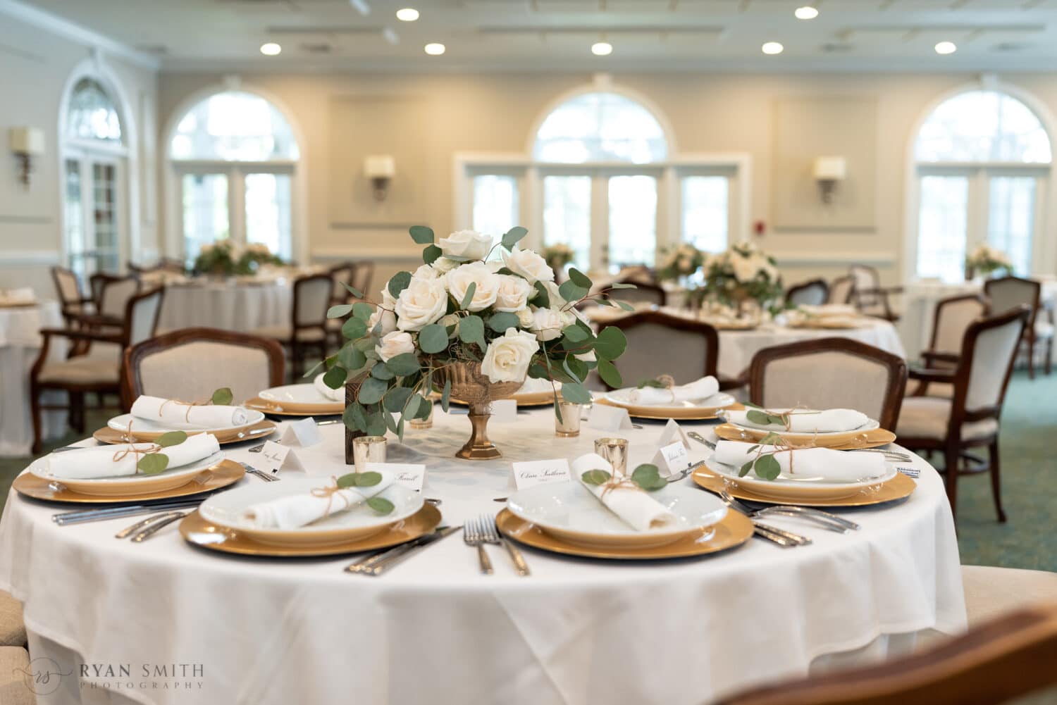 Table details in Kimbels - Wachesaw Plantation
