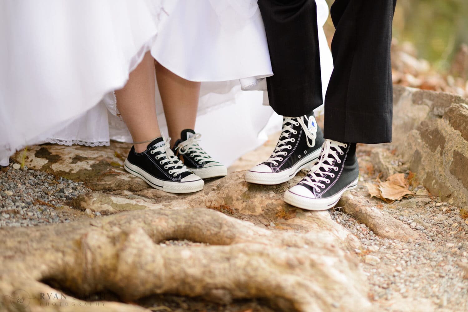 Converse wedding shoes - Magnolia Plantation