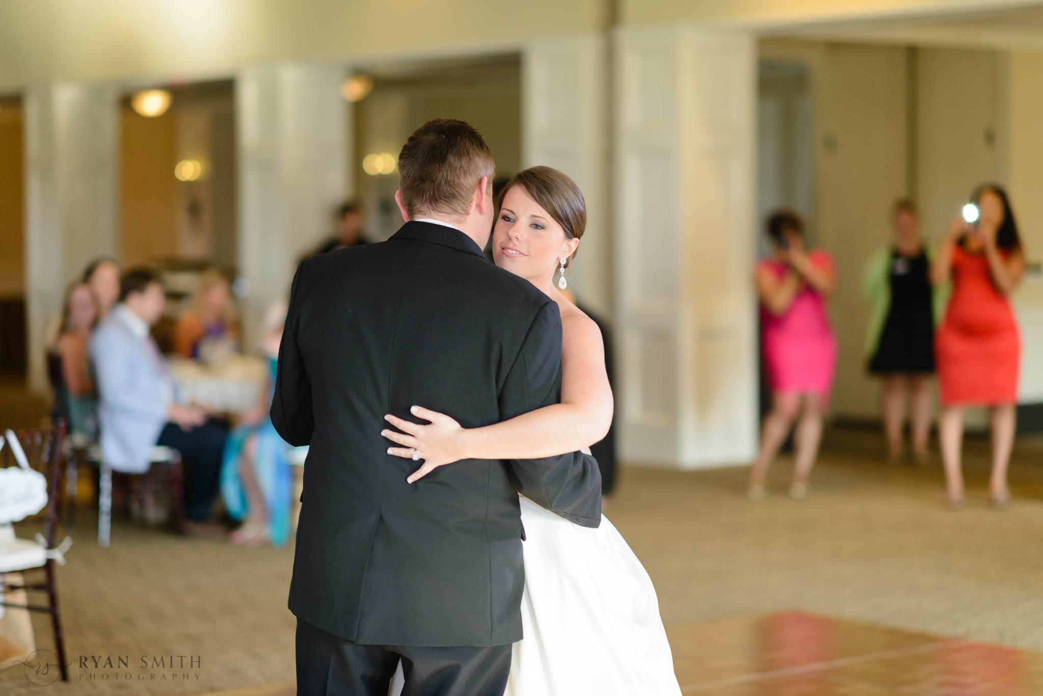 First dance with bride and groom - Daniel Island Club - Charleston, SC