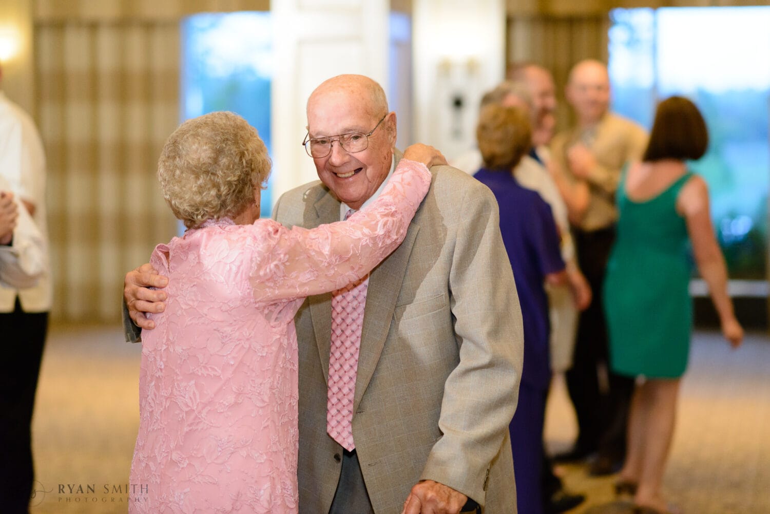 Grandparents dancing together - Daniel Island Club - Charleston, SC