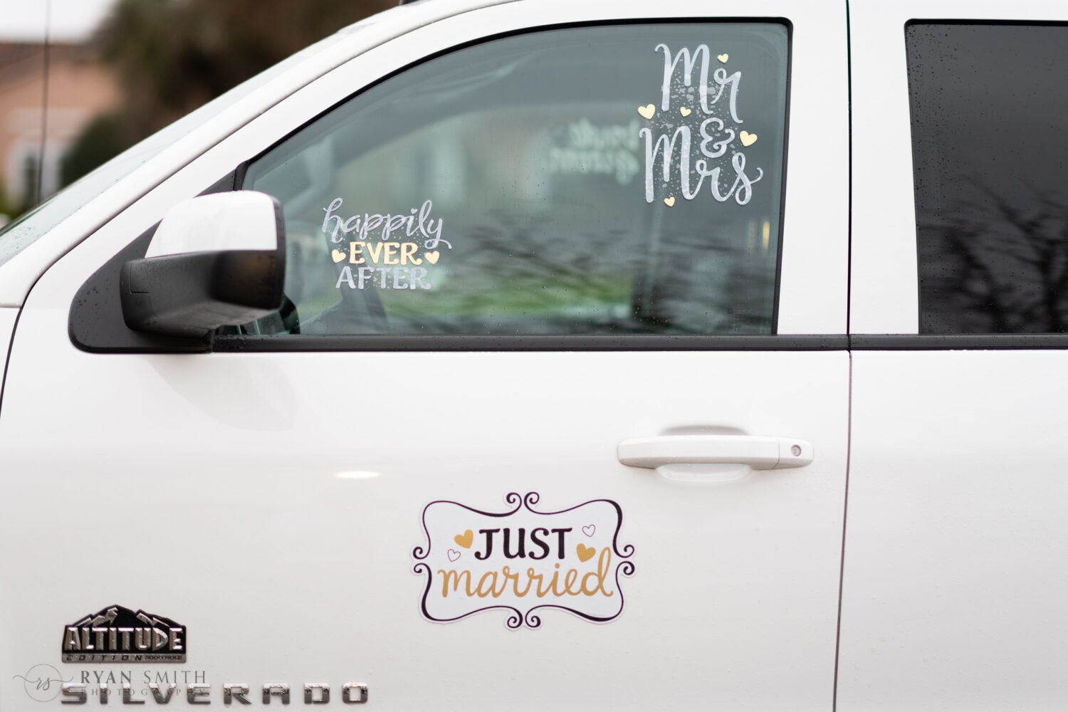 Just married on the truck - Grande Dunes - Myrtle Beach