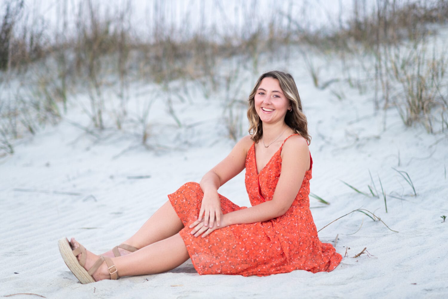 Big smile by the dunes - Huntington Beach State Park
