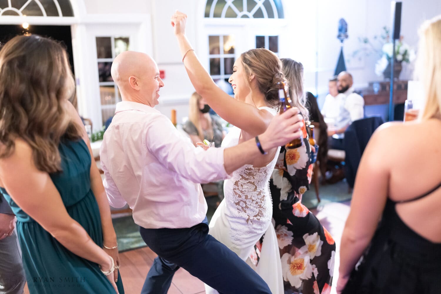 Getting wild on the dance floor - Kimbels at Wachesaw Plantation
