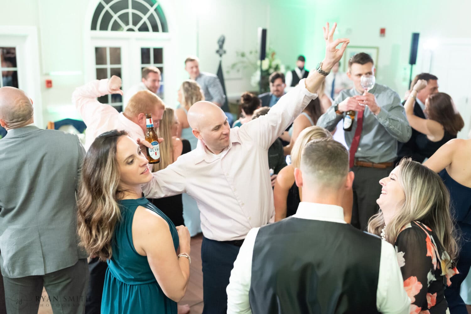 Getting wild on the dance floor - Kimbels at Wachesaw Plantation