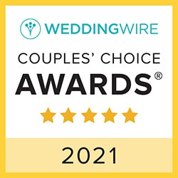 Weddingwire 2021 Couples Choice Award