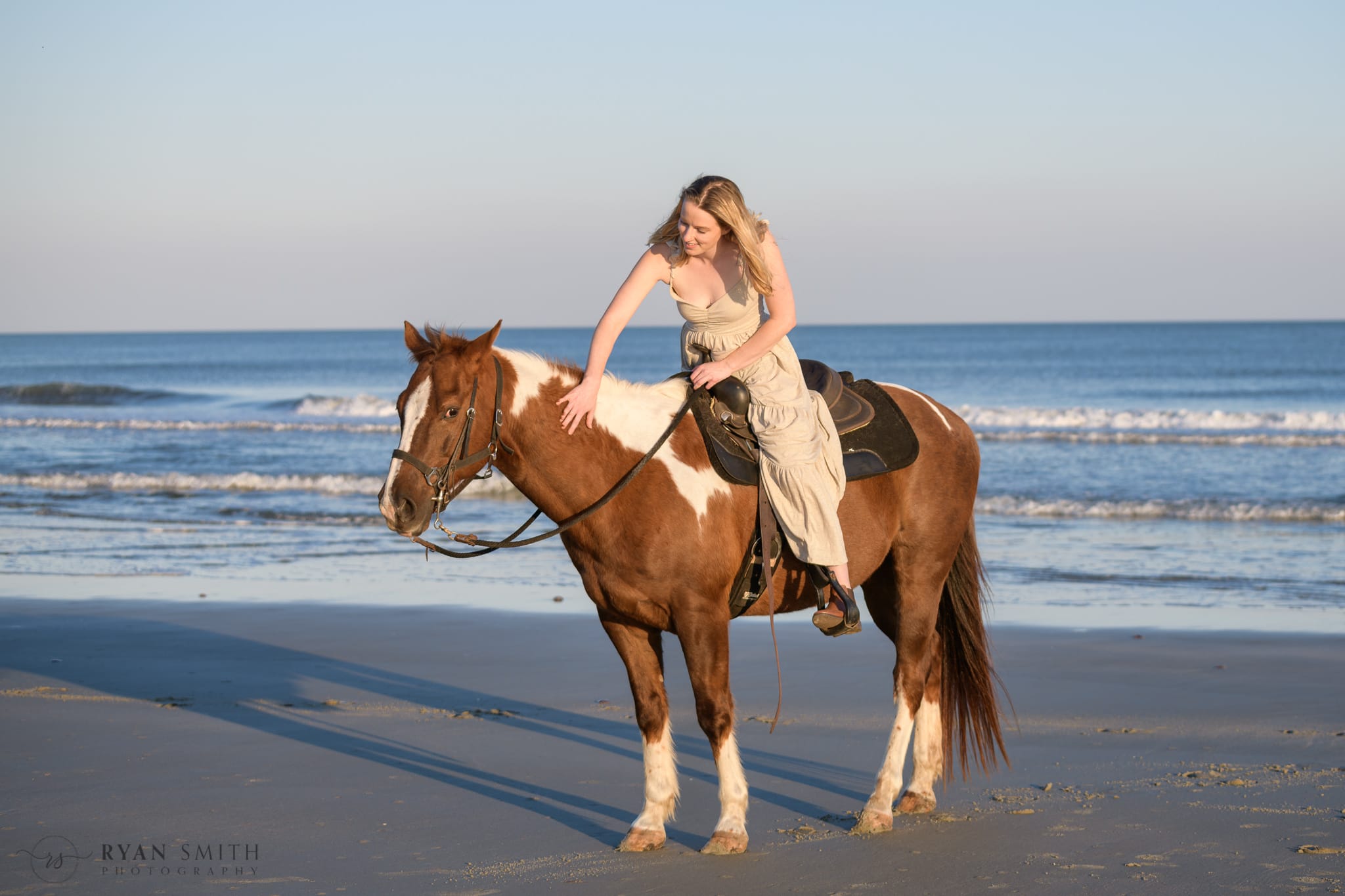 Girl sitting on a horse - Inlet Point Plantation - Little River