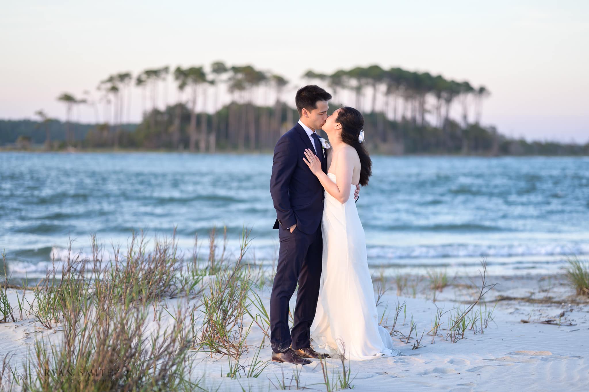Kiss in front of the water - Cherry Grove Point - North Myrtle Beach