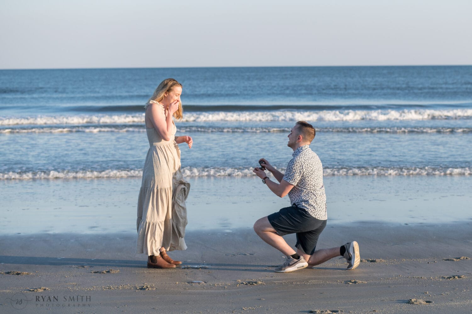 Surprise proposal on the beach - Inlet Point Plantation - Little River