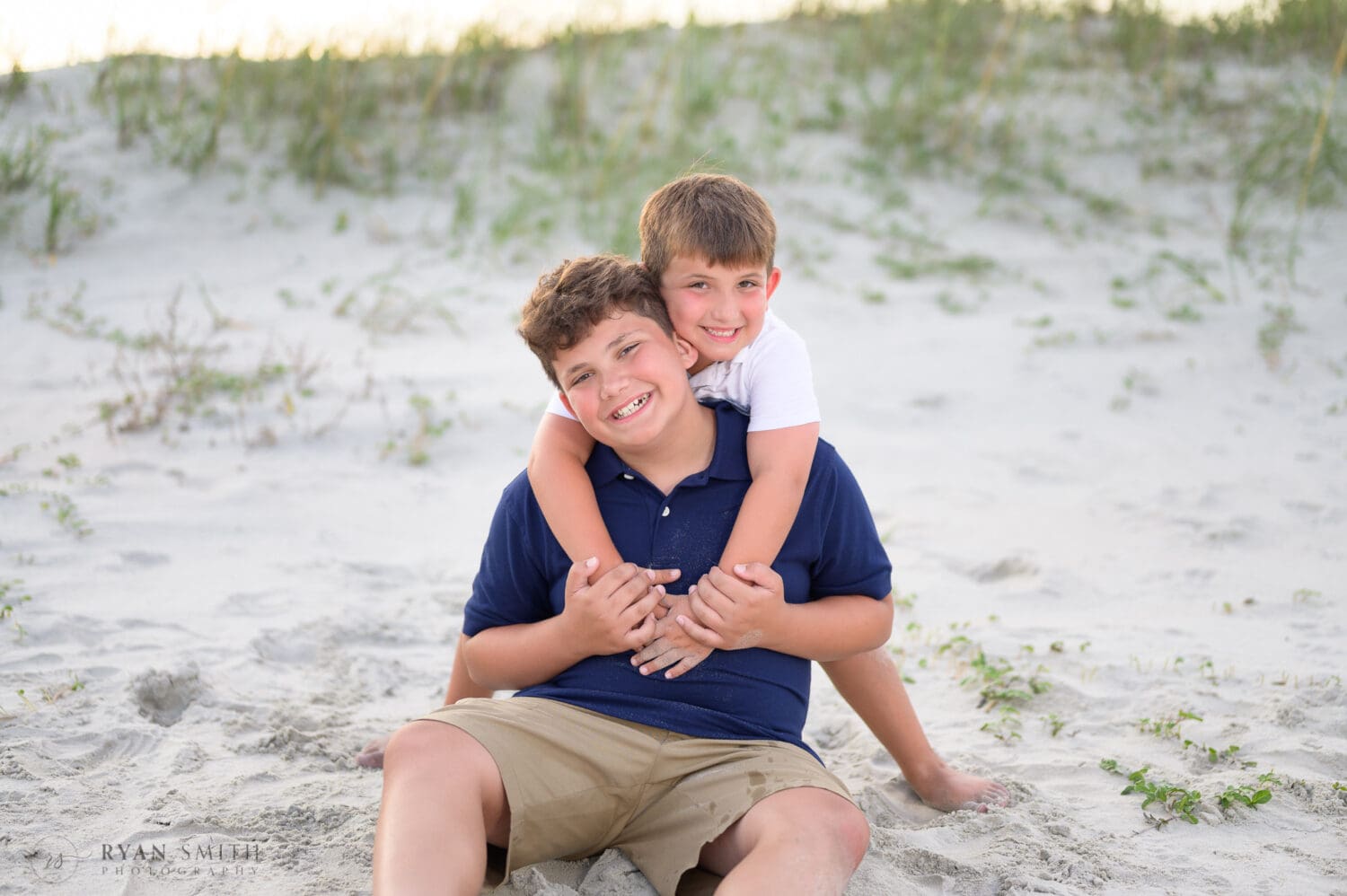 Brothers by the dunes - Huntington Beach State Park
