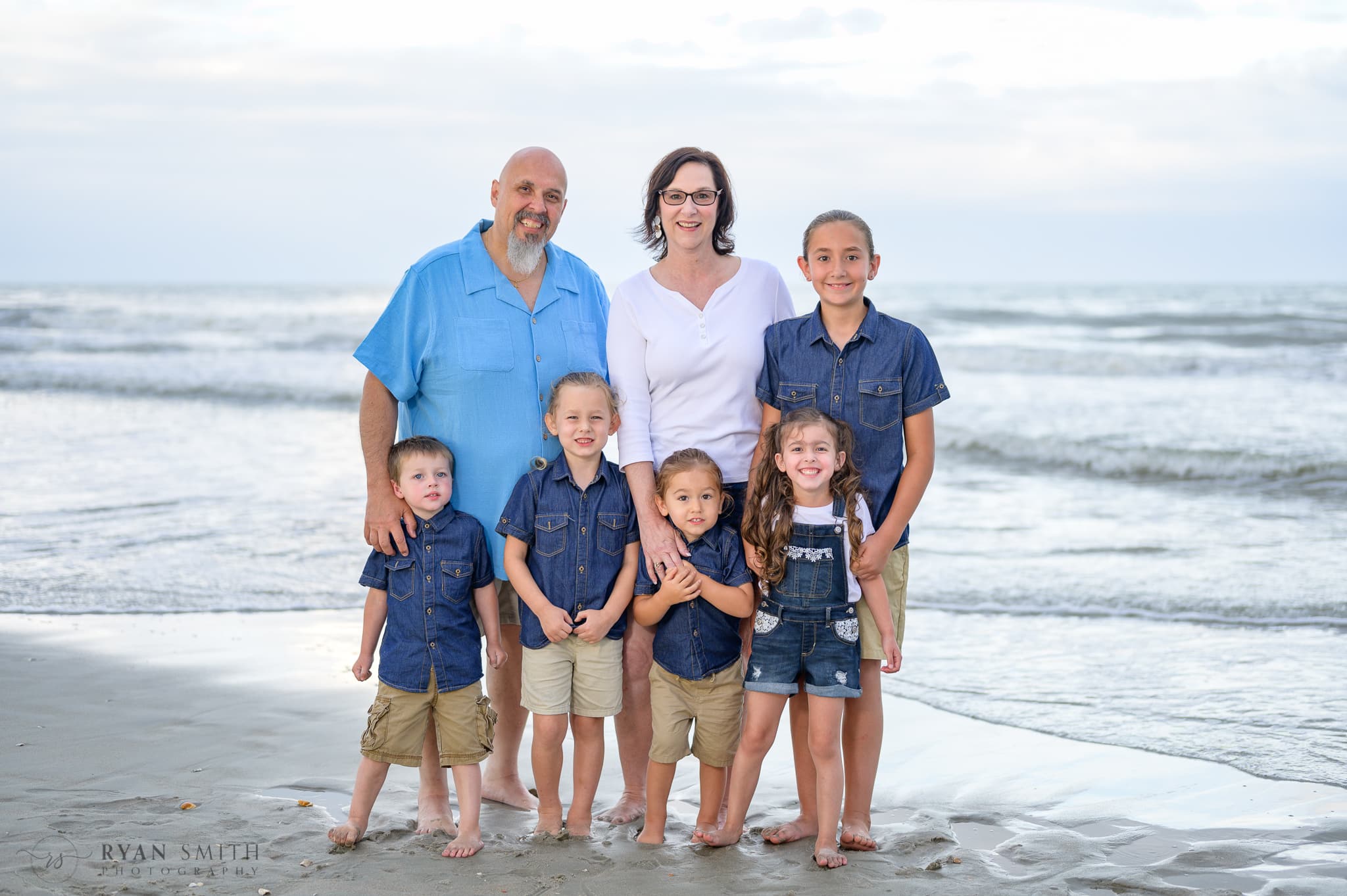 Family by the ocean - Huntington Beach State Park