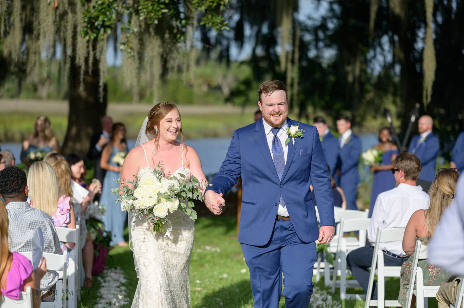 Happiness after the ceremony - Magnolia Plantation