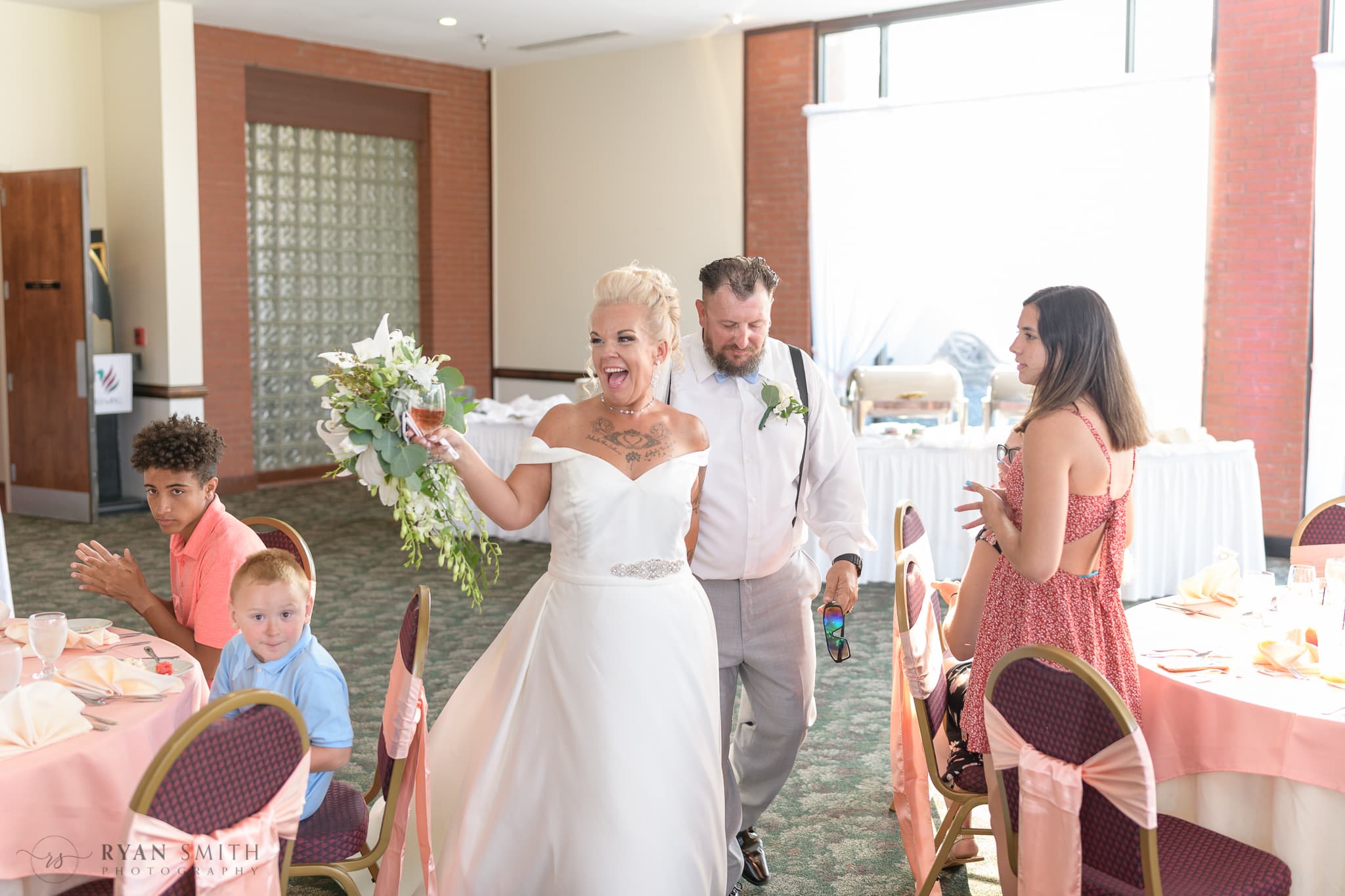 Introductions to wedding reception - Wild Wing Plantation