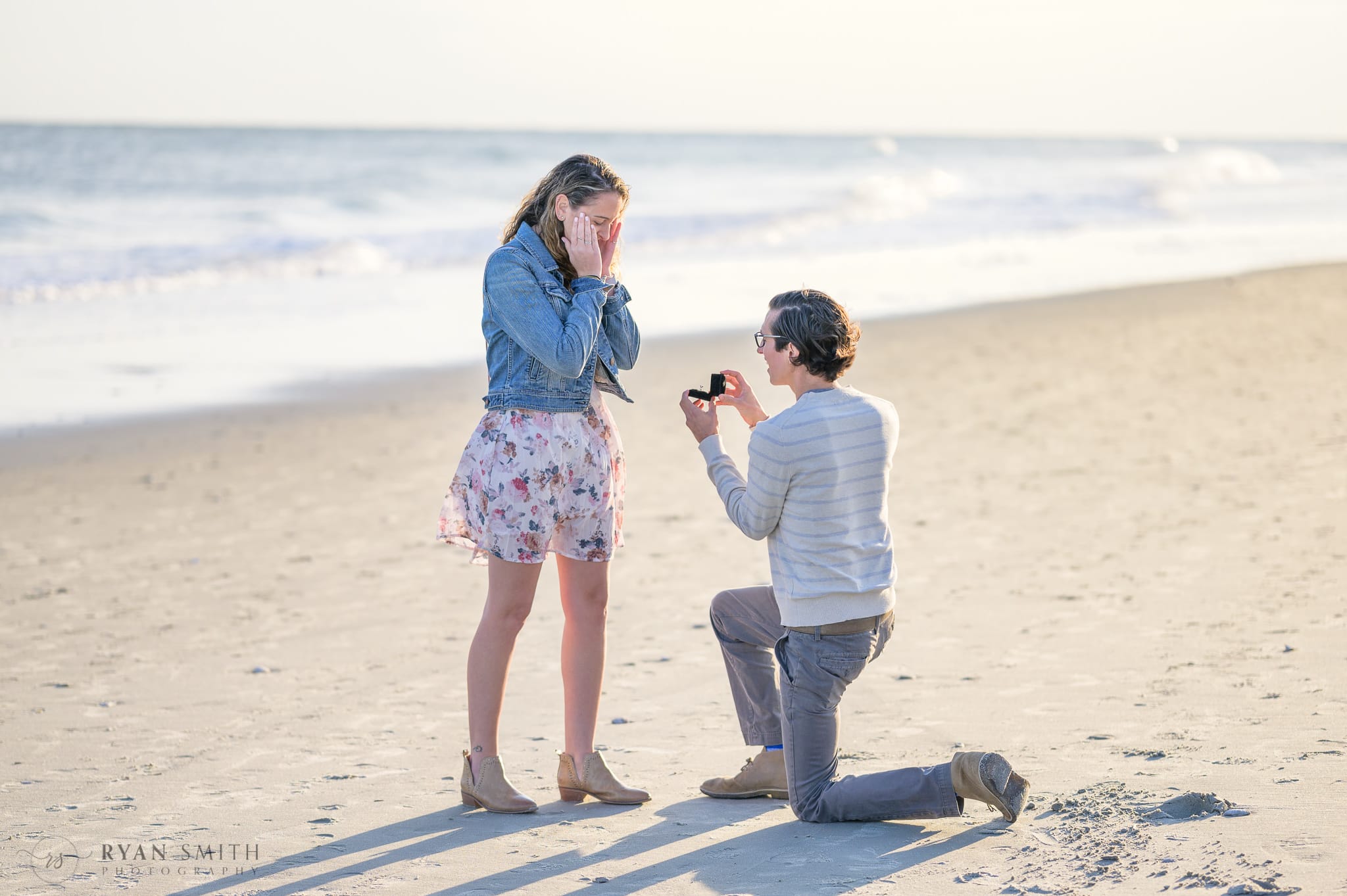 Sunset marriage proposal in Myrtle Beach - Marriott at Myrtle Beach