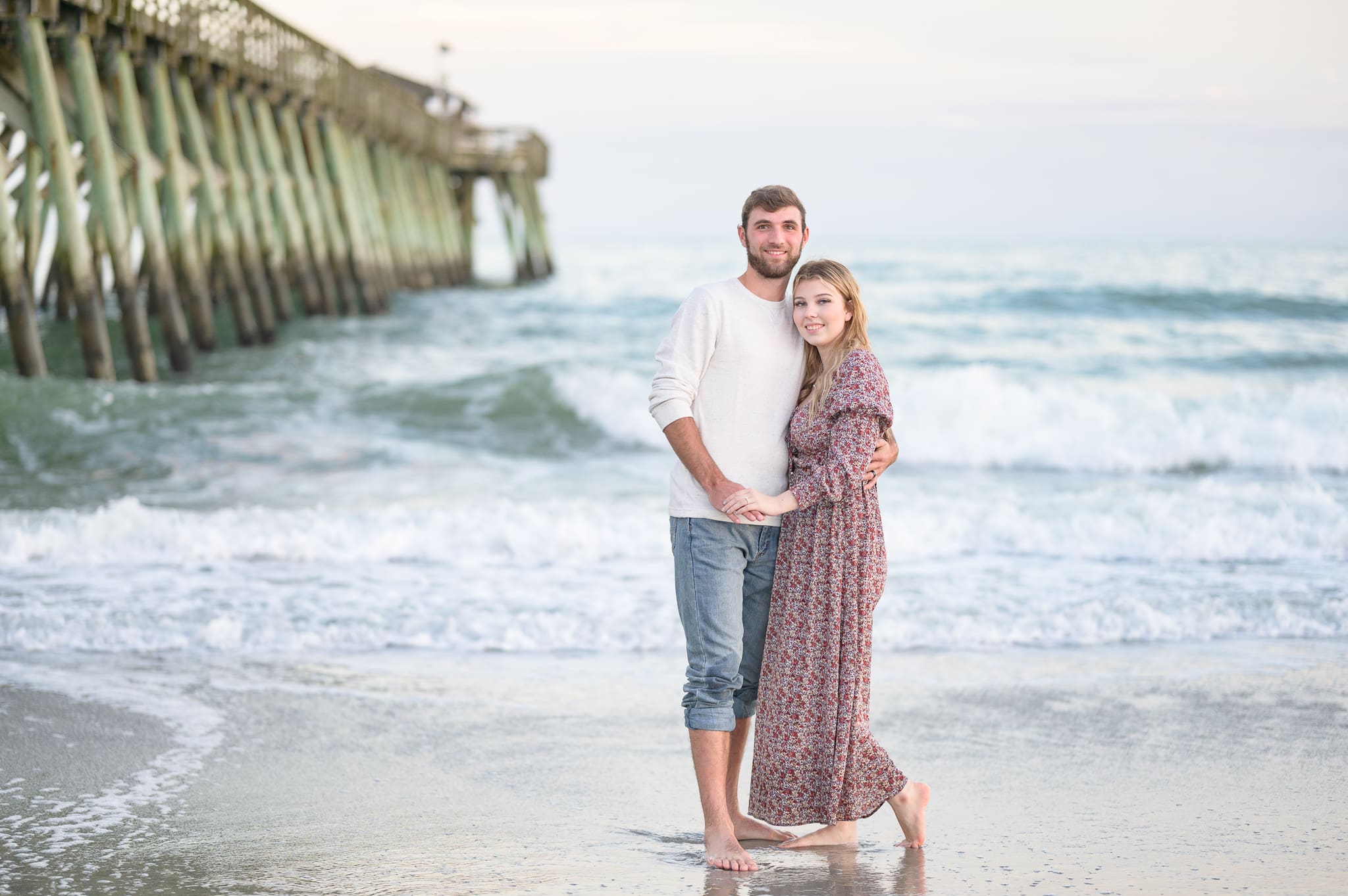 Holding hands by the pier - Myrtle Beach State Park
