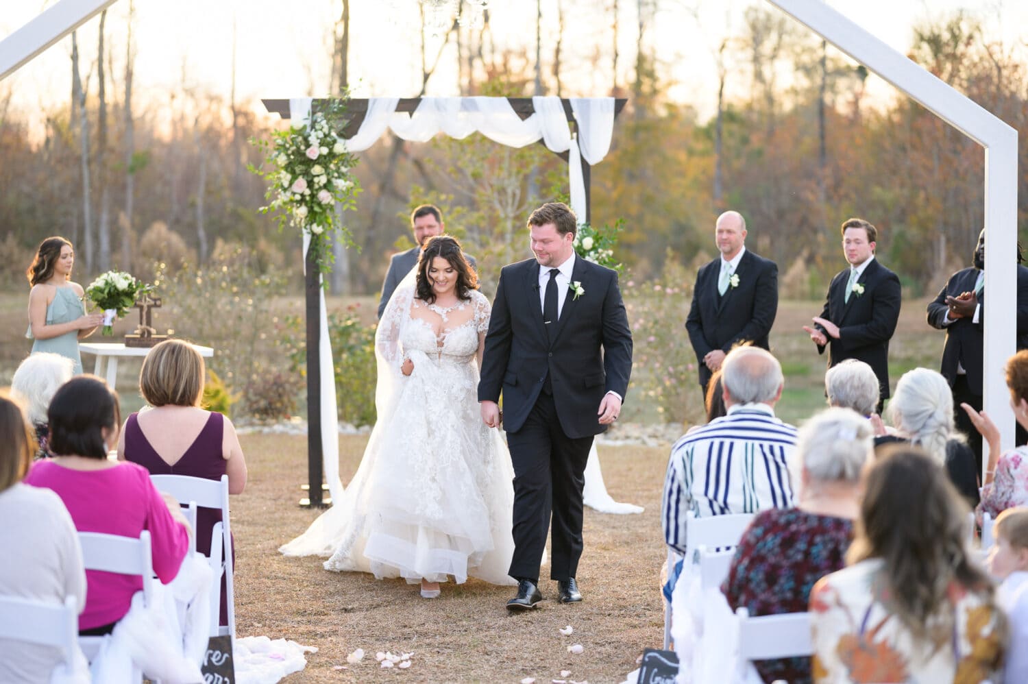 Just married - The Venue at White Oaks Farm