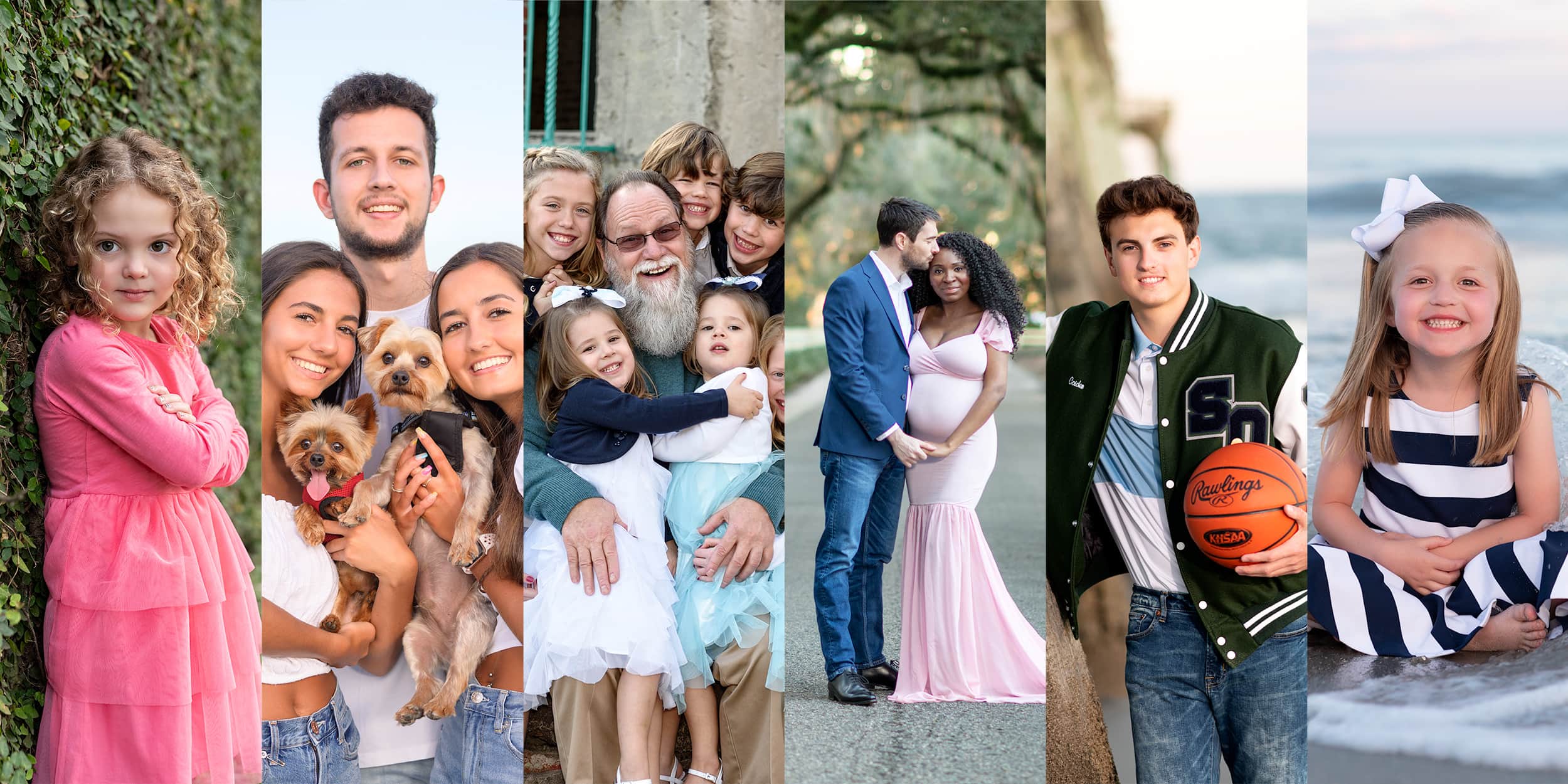 Myrtle Beach family photographer page header