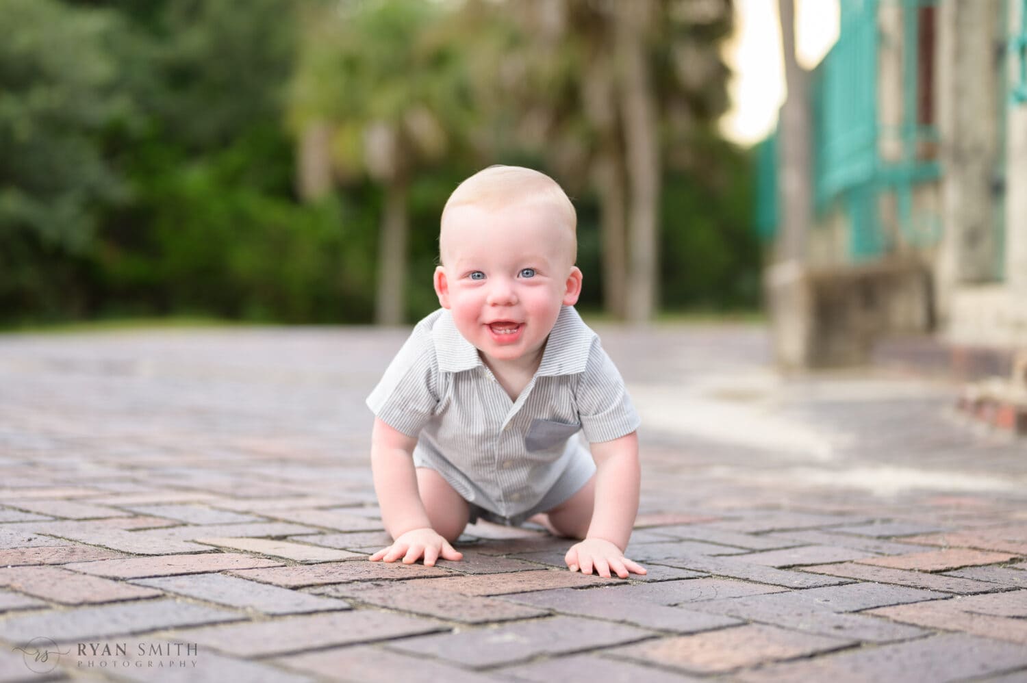 Infant baby portraits - Huntington Beach State Park