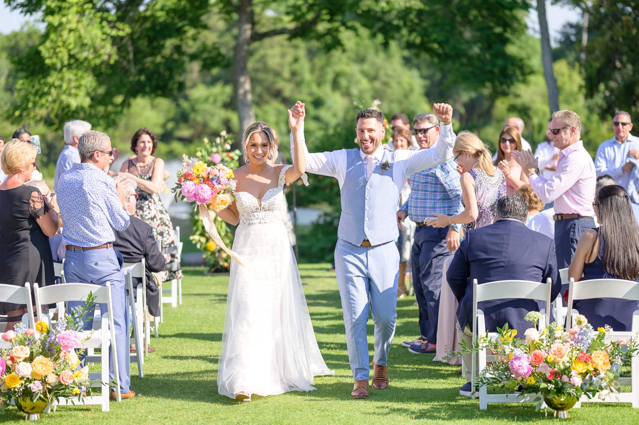 Big cheers after the ceremony - Pawleys Plantation Golf & Country Club