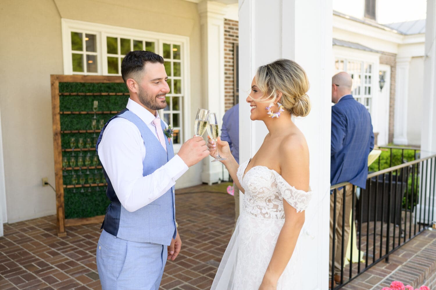 Cheers after the ceremony - Pawleys Plantation Golf & Country Club
