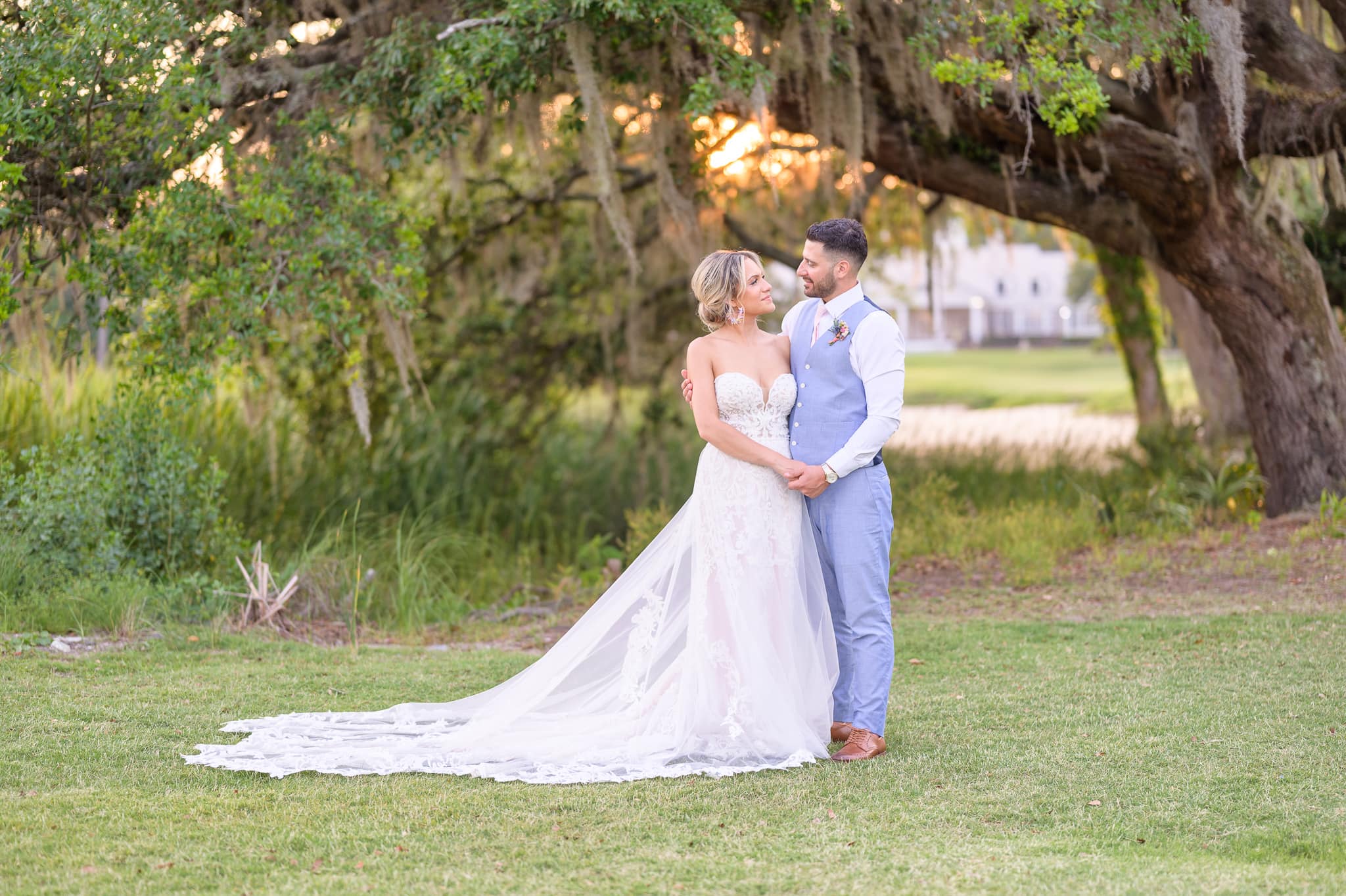 Holding hands in the sunset - Pawleys Plantation Golf & Country Club