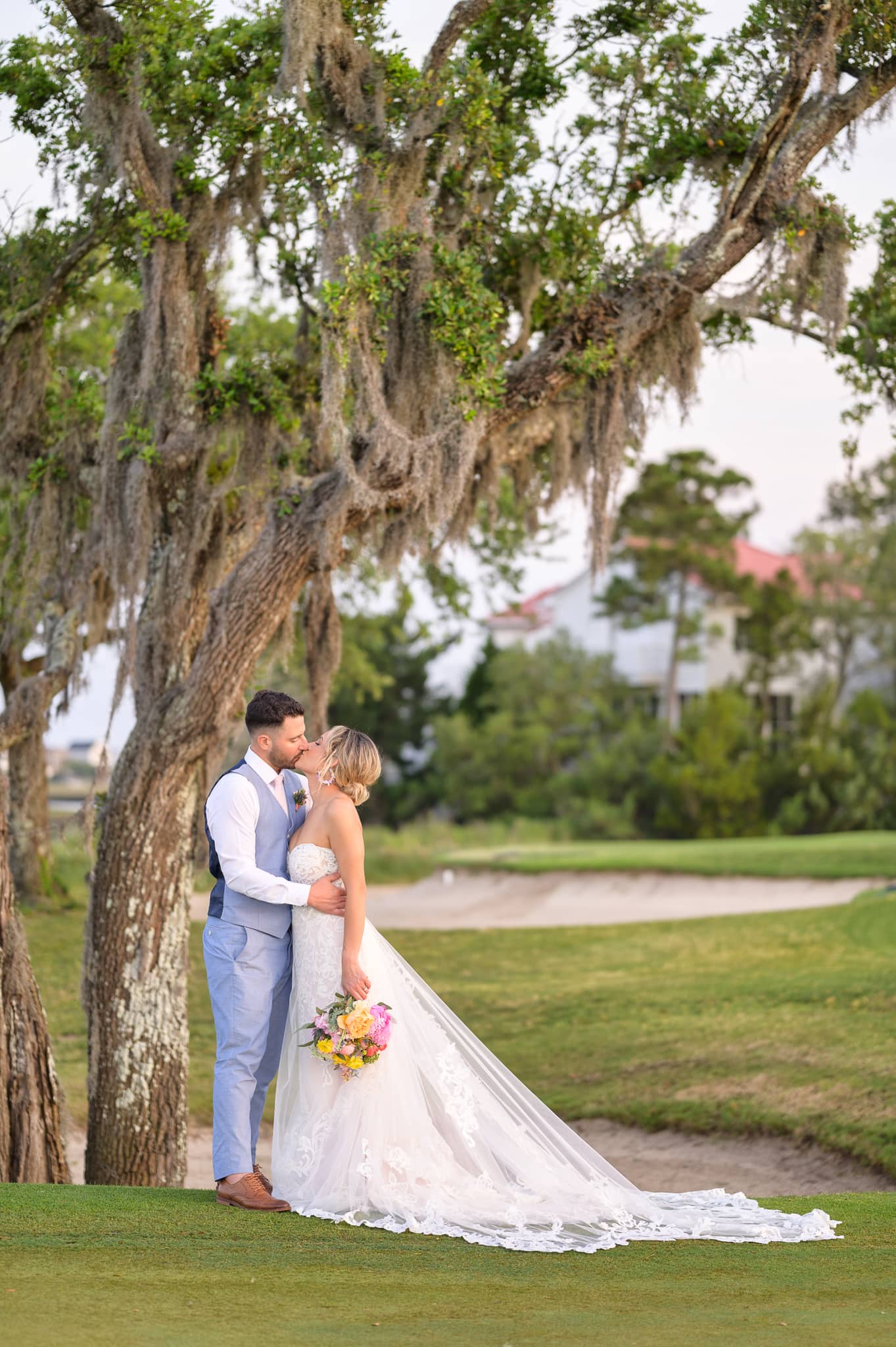 Portrait under the little tree on the golf course - Pawleys Plantation Golf & Country Club