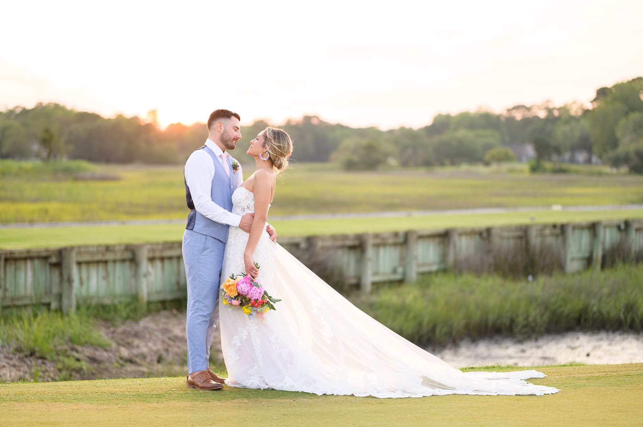 Romance in the sunset - Pawleys Plantation Golf & Country Club