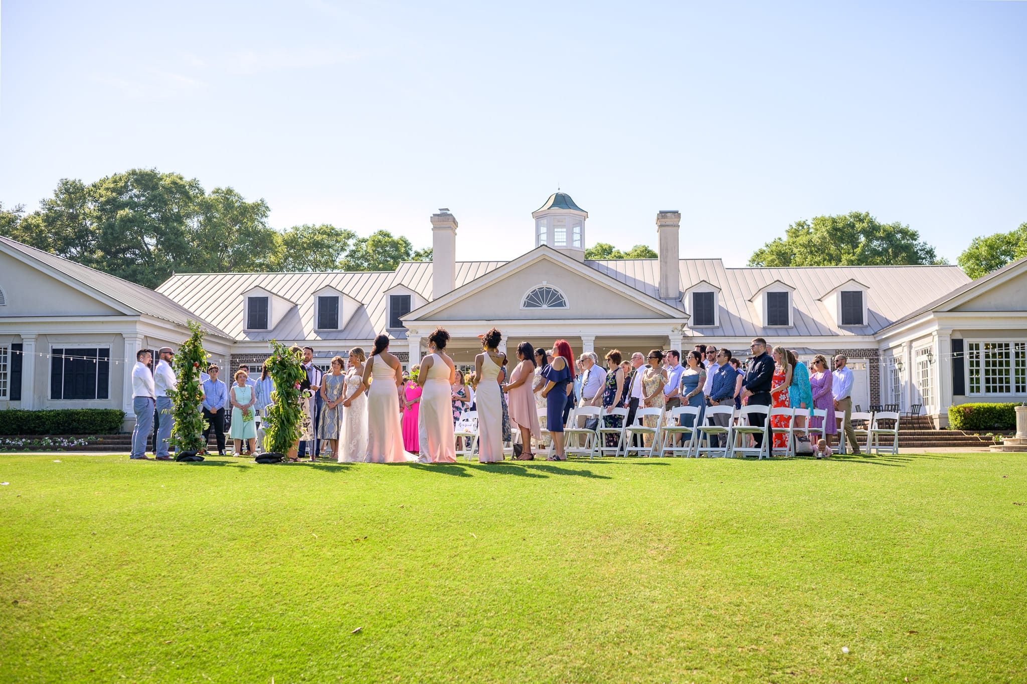 Wide angle HDR of ceremony - Pawleys Plantation Golf & Country Club