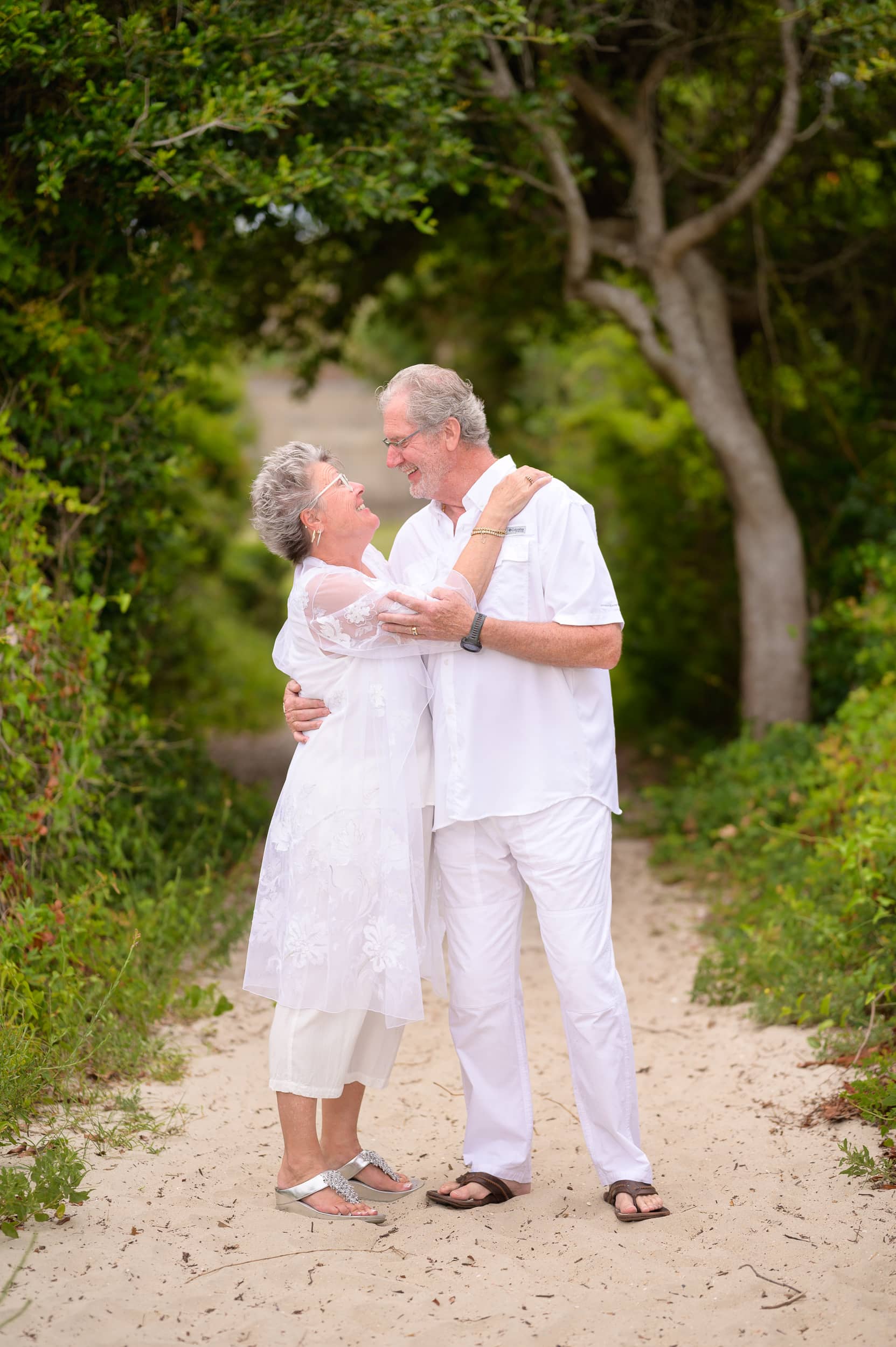 50th anniversary for a happy couple  - Huntington Beach State Park