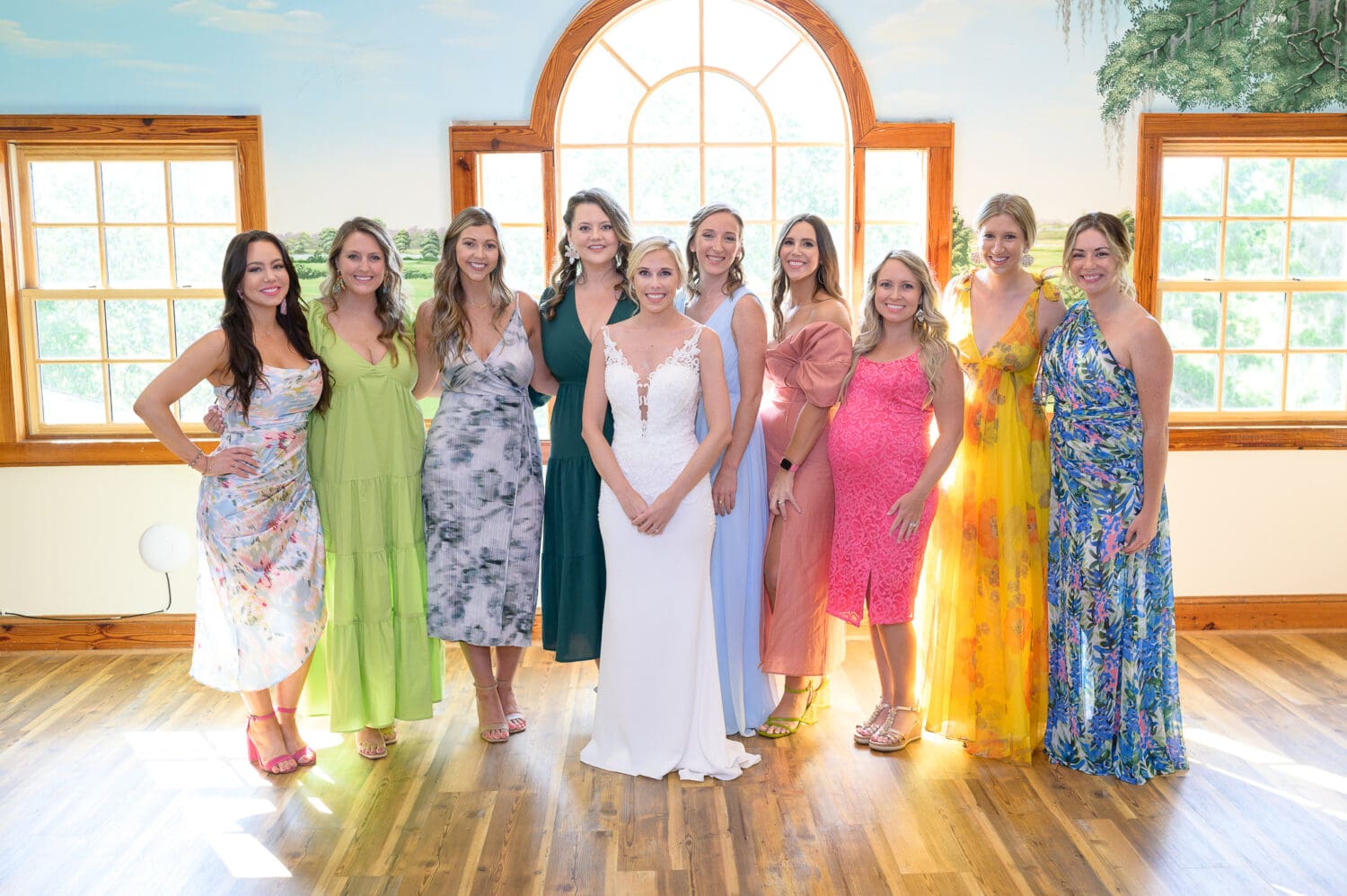 Bride with her girlfriends - Caledonia Golf & Fish Club