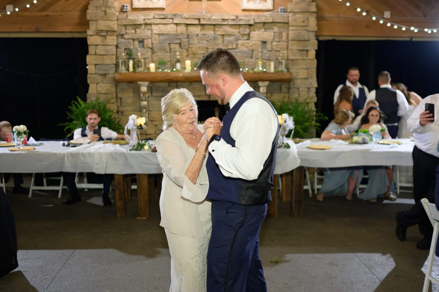 Groom dancing with mother - Wildhorse at Parker Farms