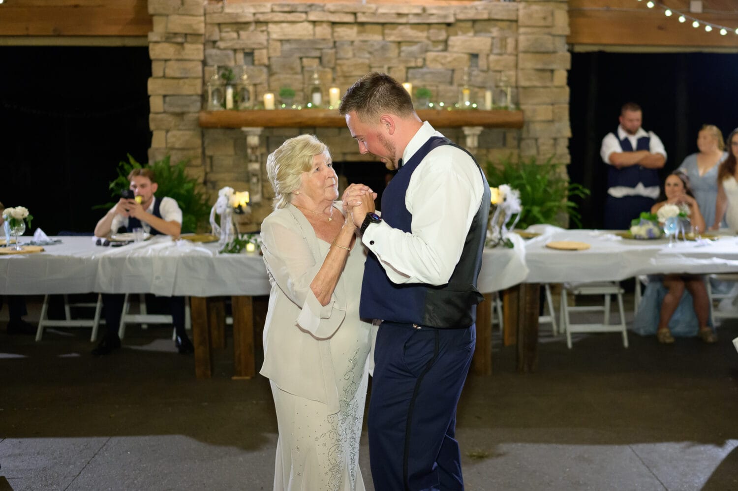 Groom dancing with mother - Wildhorse at Parker Farms