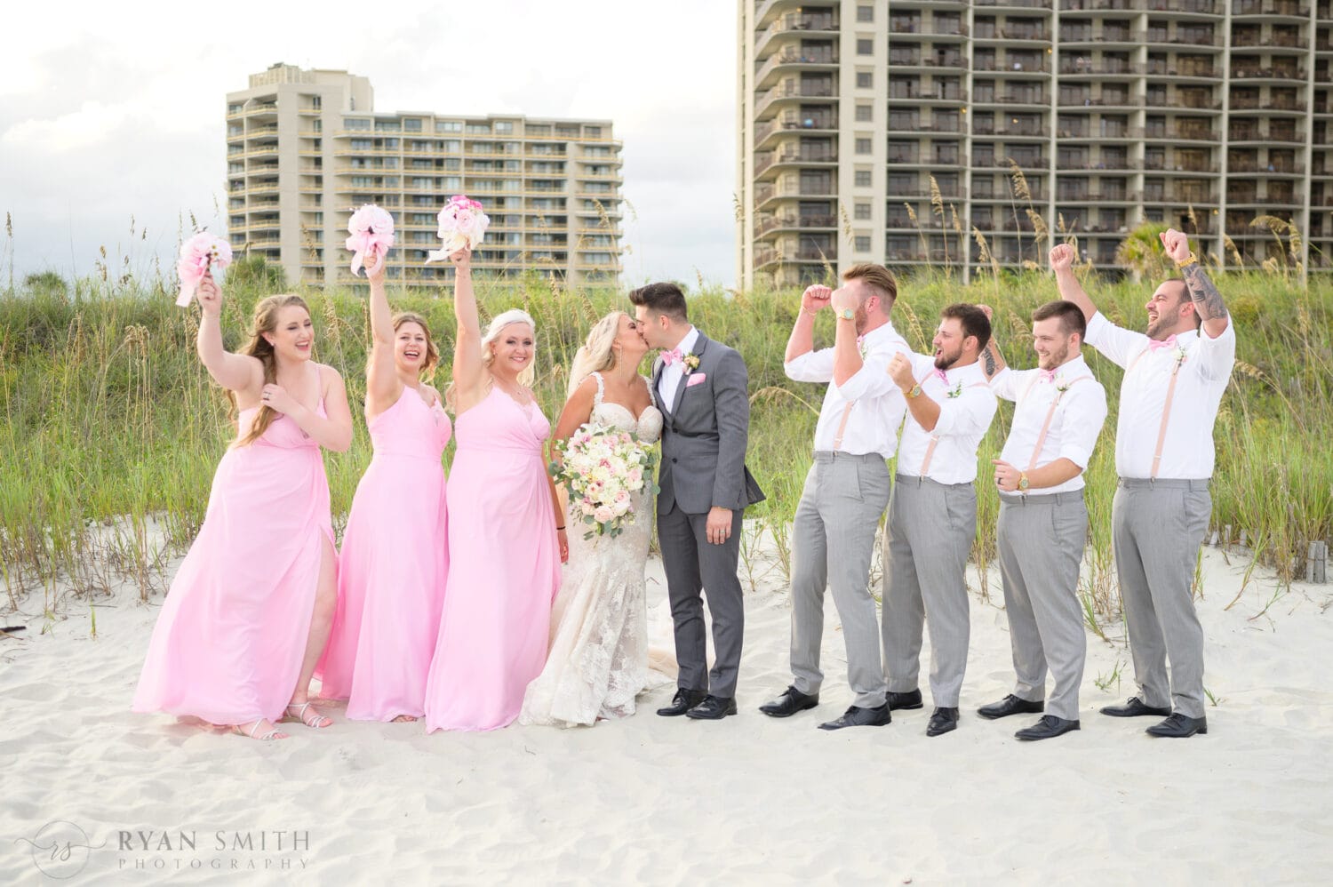 Bridal party by the dunes - 21 Main Events at North Beach