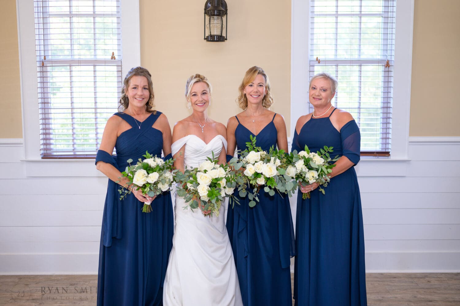 Bridesmaids before the ceremony - Safe Harbor Reserve Harbor Yacht Club