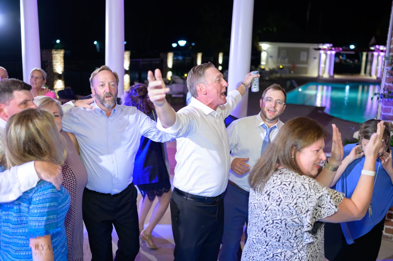 Fun dancing during the reception - Safe Harbor Reserve Harbor Yacht Club