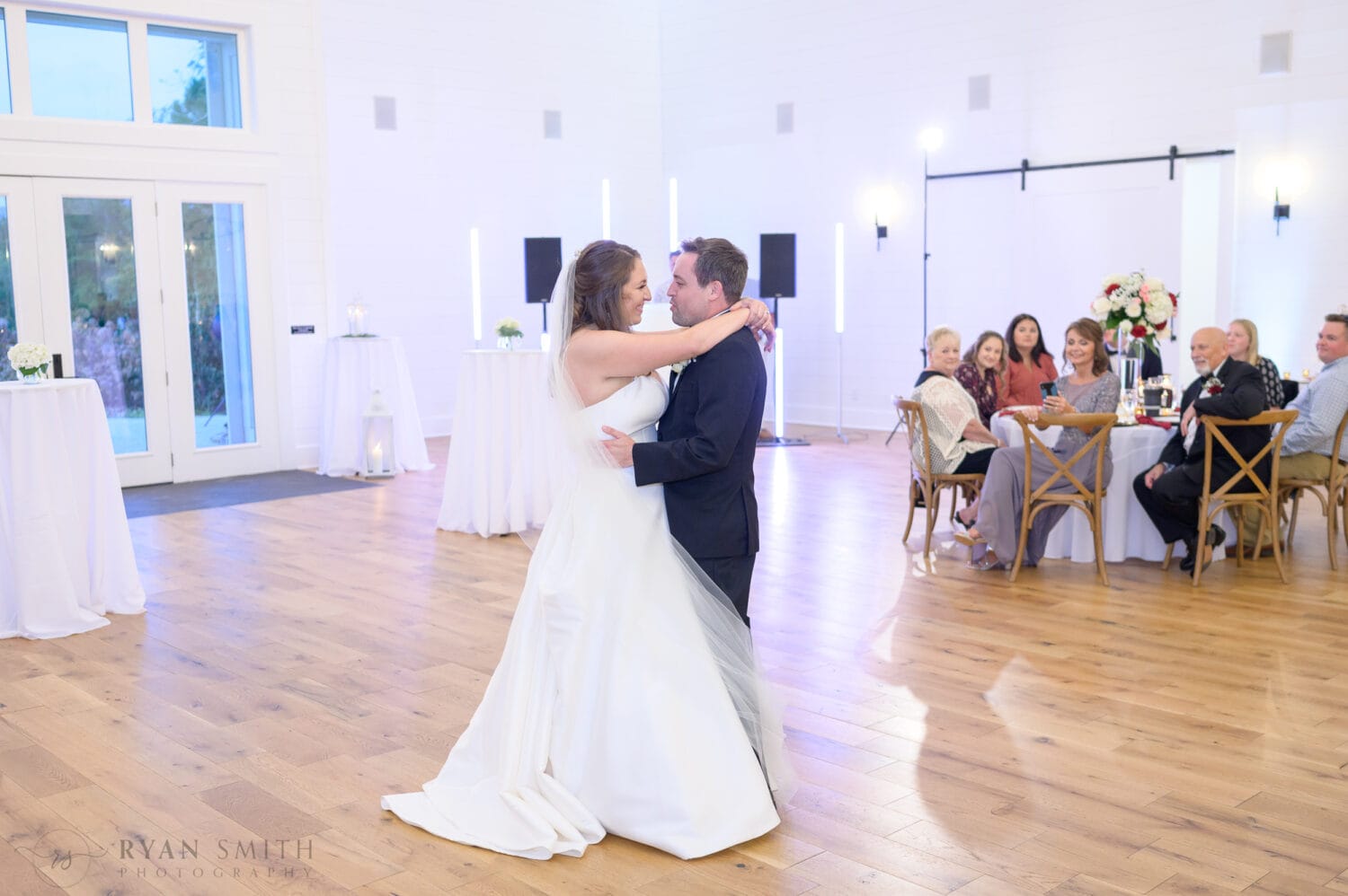 Happiness during the first dance - The Venue at White Oaks Farm