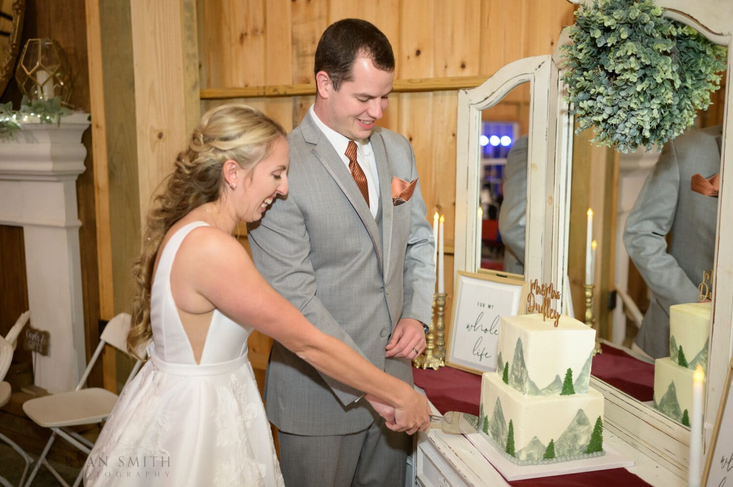 Cake cutting - The Blessed Barn