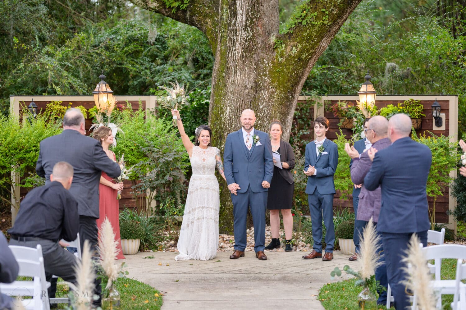 Cheers after the ceremony - The Cooper House
