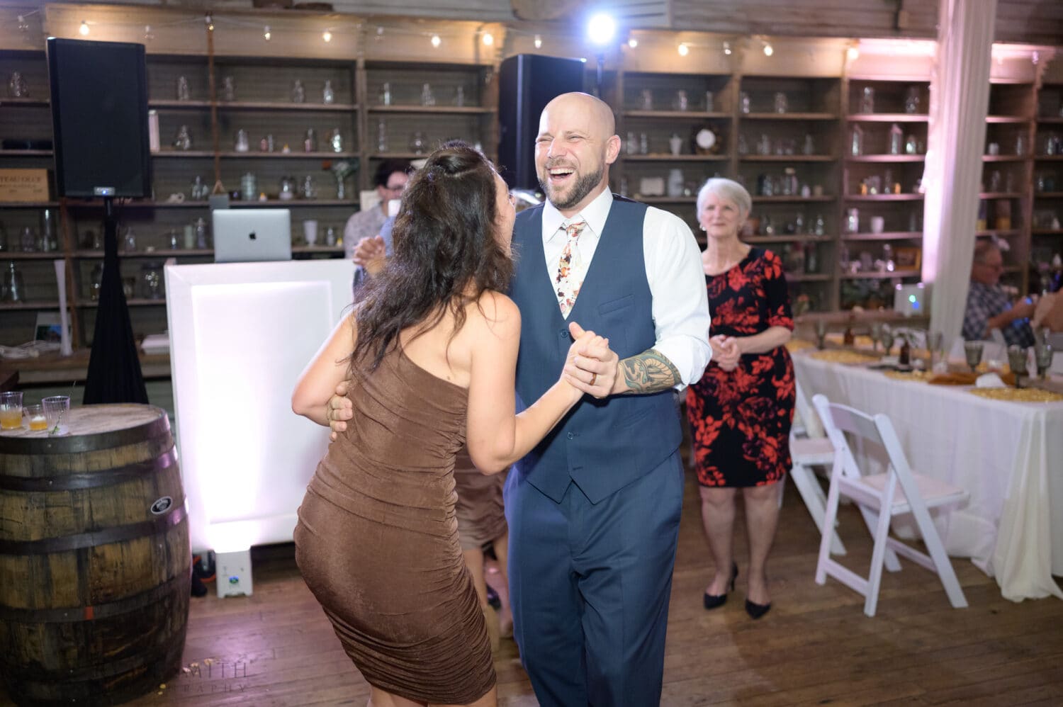 Groom dancing with his sister - The Cooper House