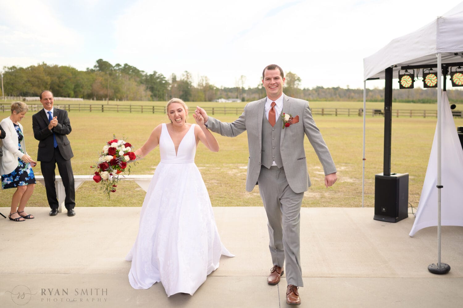 Wedding introductions - The Blessed Barn