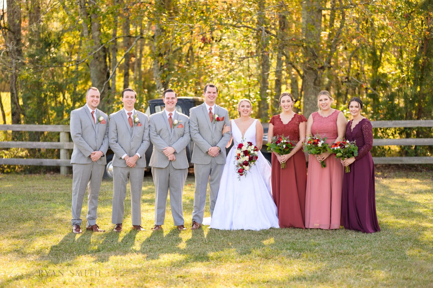Wedding party - The Blessed Barn