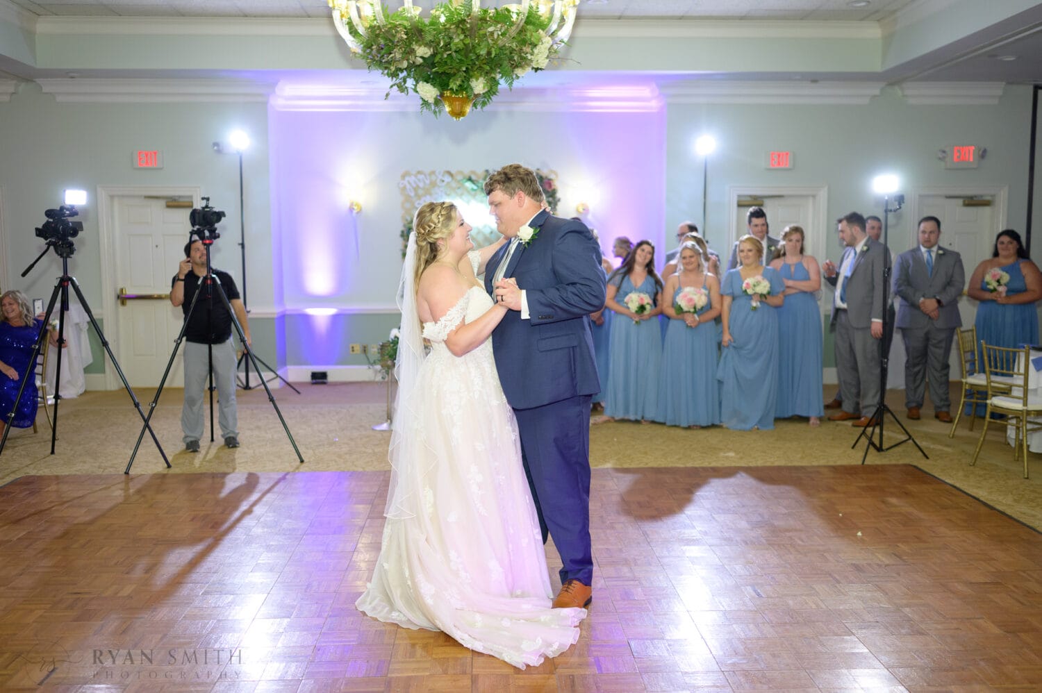 First dance with the bride and groom - Pawleys Plantation
