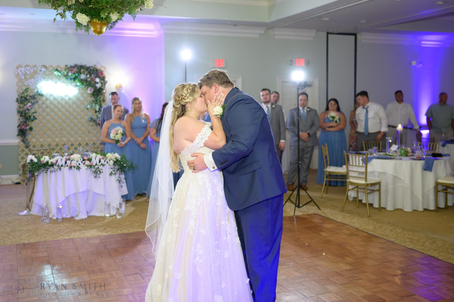 First dance with the bride and groom - Pawleys Plantation