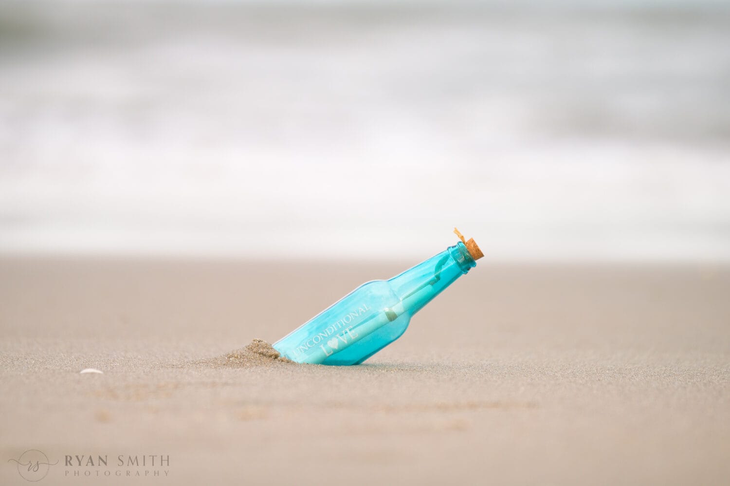Message in a bottle for surprise proposal - Huntington Beach State Park - Myrtle Beach